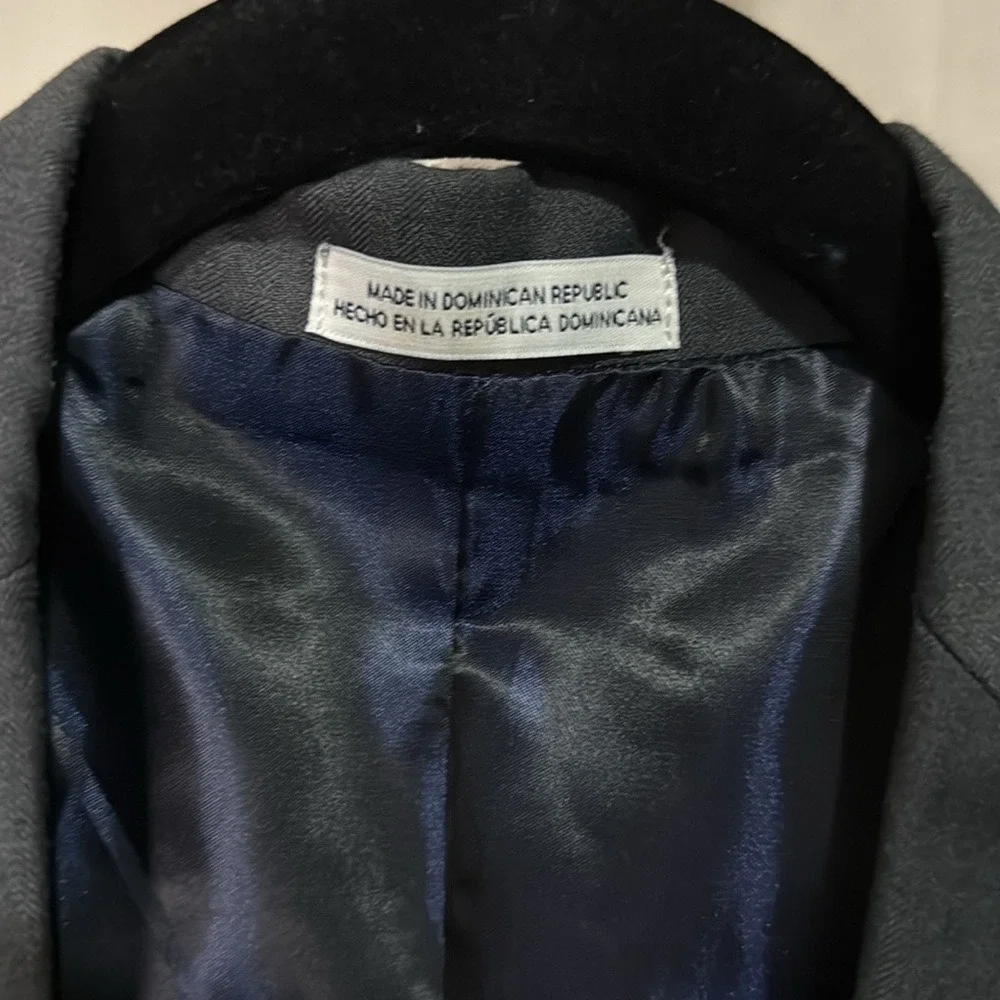 IZOD Charcoal Gray Blazer Jacket‎ Boys Size 12 Reg Two Button